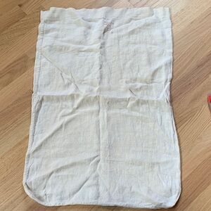 Antique cotton pillowcase, standard